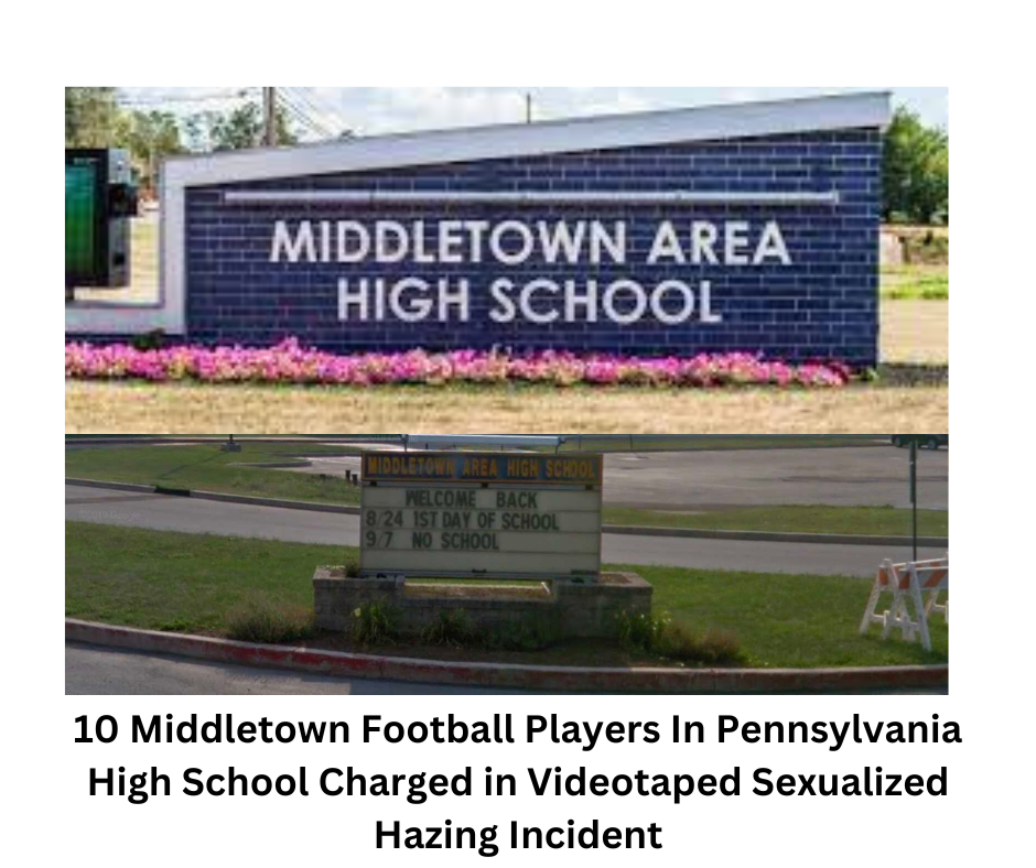 10 Middletown Football Players In Pennsylvania High School Charged in Videotaped Sexualized Hazing Incident