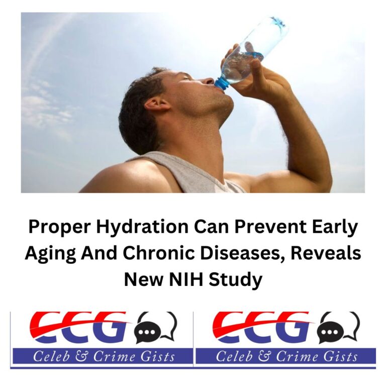 Proper Hydration Can Prevent Early Aging And Chronic Diseases, Reveals New NIH Study