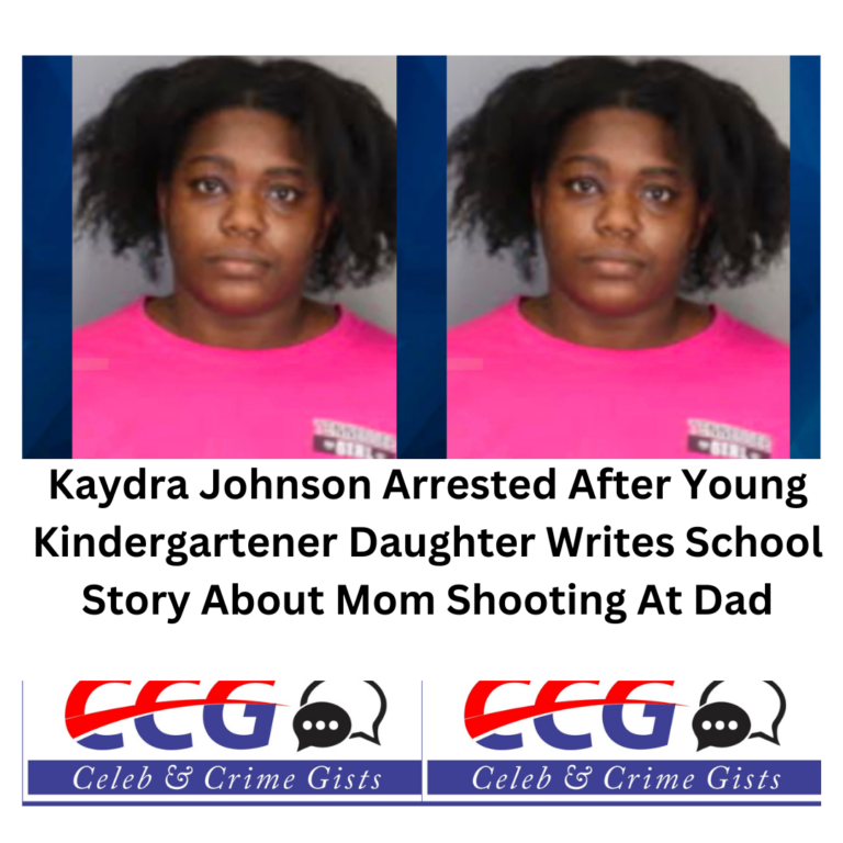 Kaydra Johnson Arrested After Young Kindergartener Daughter Writes School Story About Mom Shooting At Dad