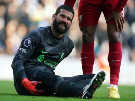 Liverpool Manager Jurgen Klopp Discloses Alisson Becker's Return Date
