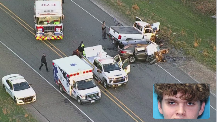 Texas teen charged in head-on crash that killed 6 relatives