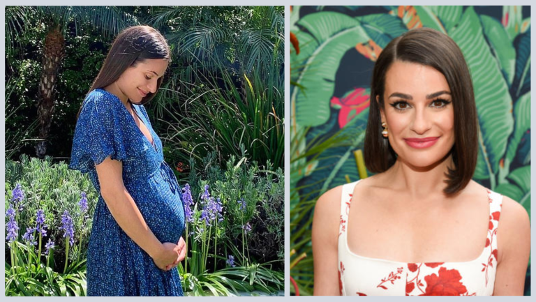 Lea Michele Reveals Baby Bump in New Photos to Announce Pregnancy