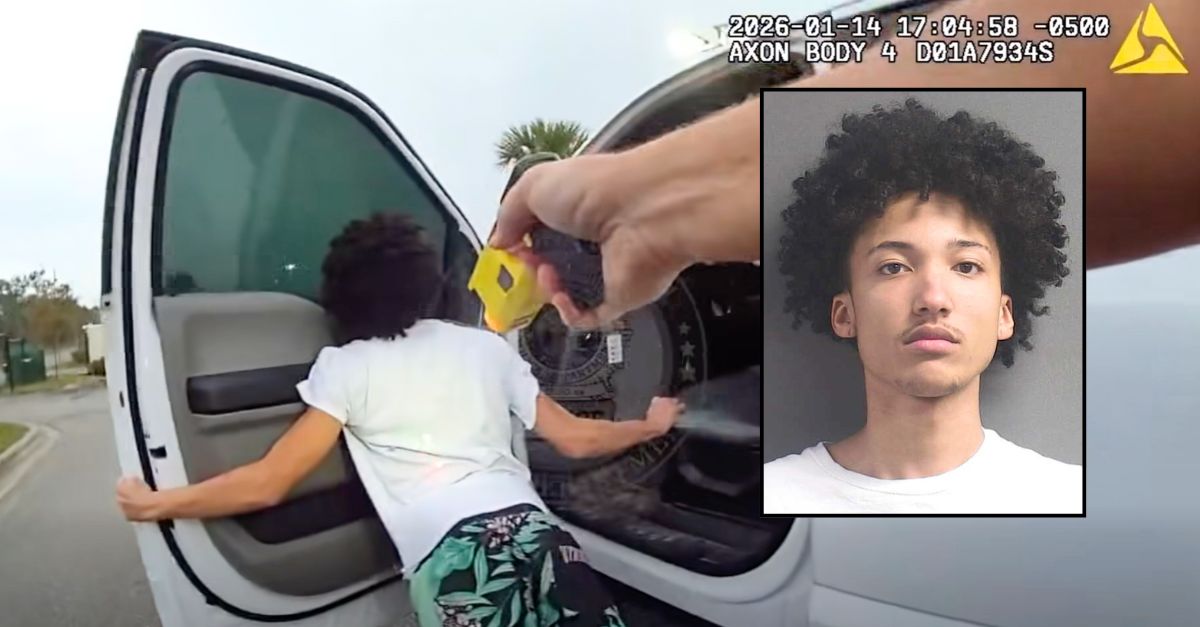 ‘I didn’t steal anything yet’: Teen busted trying to rob BMW dealership and take over cop car threatens officers after being tased, police say