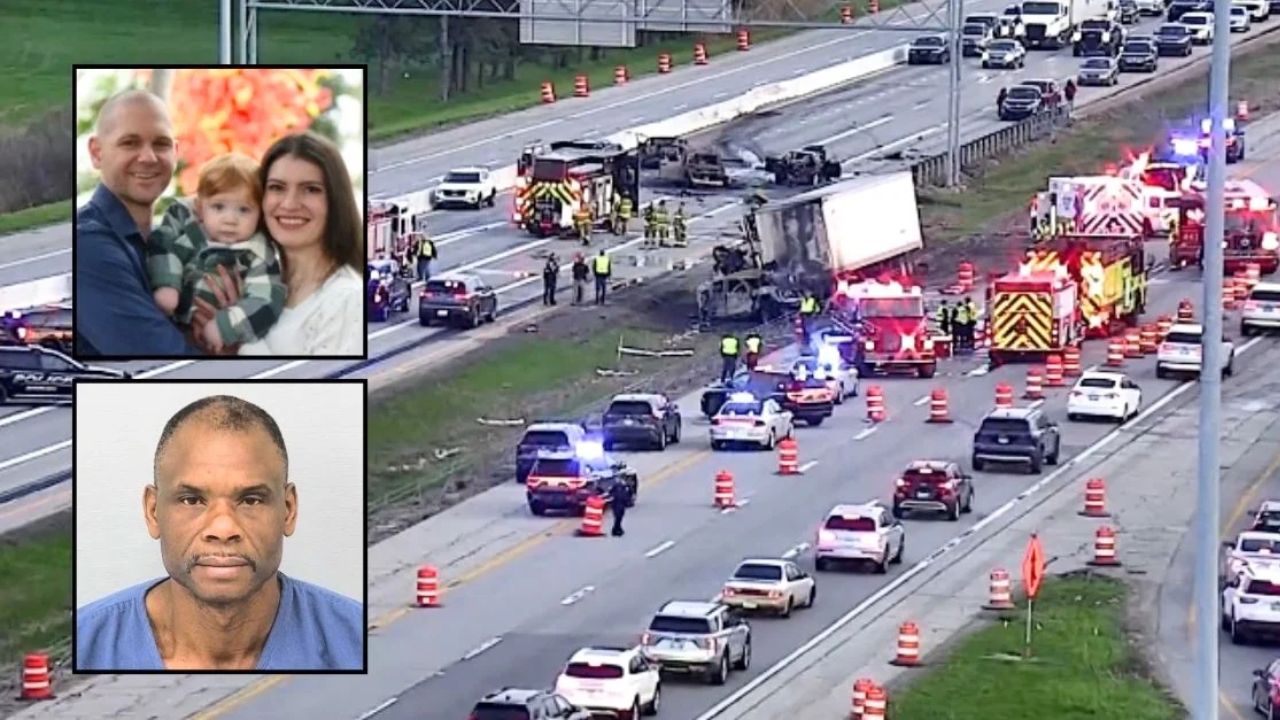 Trucker sentenced after killing a family of 3 in wreck